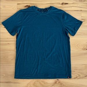Gaiam Teal Gym Tee Shirt Size L